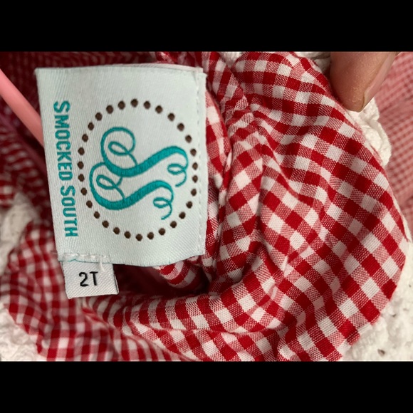 Smocked south bubble romper - Picture 4 of 4